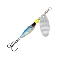 Блесна для рыбалки AQUA FISH REFLEX-4 15,0g, цвет 06 (голубая спинка, серебро), 1 штука