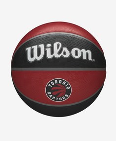 Мяч баскетбольный Wilson NBA Team Tribute Toronto Raptors, размер 7, красно-черный