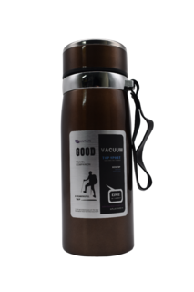 Термос Vacuum Brown-316 600 мл, с ударопрочным корпусом, сталь 316 No Brand