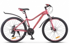Велосипед STELS Miss 6000 MD горный (взрослый), рама 17", колеса 26", розовый, 15.38кг [lu