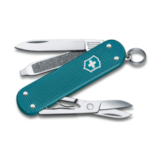 Victorinox Нож-брелок Classic SD Alox Colors Wild Jungle 58 мм 5 функций тёмно-бирюзовый 0
