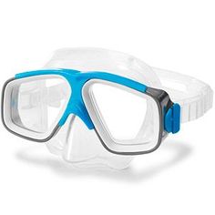 маска для плавания surf rider mask голубая, от 8 лет, арт. 55975-гол, Интекс No Brand