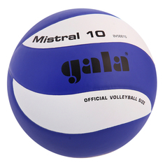 Gala Мяч волейбольный Gala Mistral 10, BV5661S, размер 5, PU, бутиловая камера, клееный