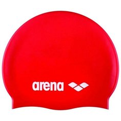 Шапочка для плавания детская ARENA Classic Silicone Jr , арт.9167044, КРАСНЫЙ, силикон