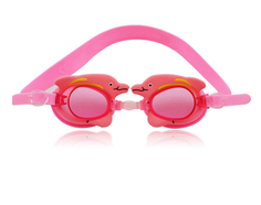 Очки для плавания Mystyle детские (3-9 лет), розовые, AF, от UVA, UVB, силикон