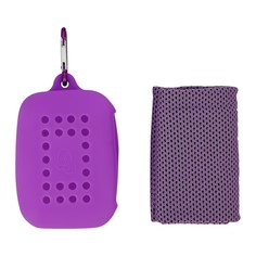 Полотенце Lady Pink Basic в чехле, фиолетовый
