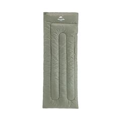 Спальный мешок Naturehike Wide серо-зеленый, левый/правый