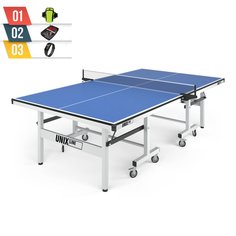 Теннисный стол UNIX Line 25 mm MDF Blue + набор для тенниса