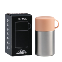 Термос для еды "Мастер К,", 550 мл, сохраняет тепло 12 ч, 17 х 11 см