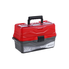 Ящик для снастей Tackle Box NISUS трёхполочный, цвет красный
