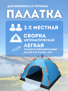 Туристическая палатка LANYU LY-6003 синяя