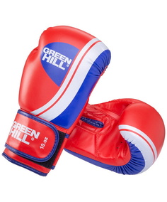 Боксерские перчатки Green Hill Knockout красные, 10 унций