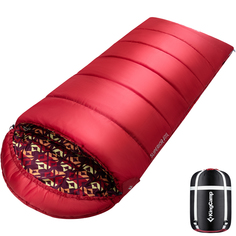 Спальный мешок KingCamp Superior 400L красный, правый