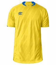 Футболка футбольная Umbro Armada Jersey SS, желтая/синяя, XL
