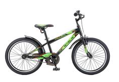 Велосипед STELS 20" Pilot 200 VC Z010 2021 11" черно-салатовый