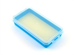 Коробка для приманок PlBOX 2001 (без ячеек, изолон 8 мм) 95 х 185 х 35 мм, цв. Синий G2