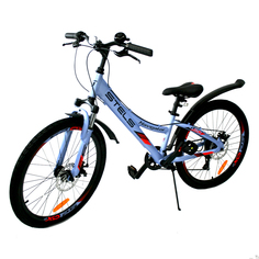 Велосипед STELS Navigator 24" 430 MD V010 2021 11.5" голубой