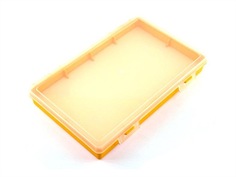 Коробка для приманок PlBOX 2801 (без ячеек, изолон 8 мм) 280 х 185 х 40 мм, цв. Жёлтый G2