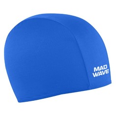 Шапочка для плавания Mad Wave Poly II синий