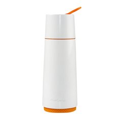 Термос из нержавеющей стали, белый White, 9х69х195 мм. Вес 282 г, 1504 Ace Camp