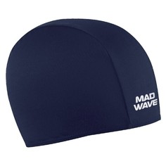 Шапочка для плавания Mad Wave Poly II темно-синий