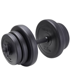 Гантель BaseFit DB-717 15,5 кг, разборная, пластиковая, в коробке