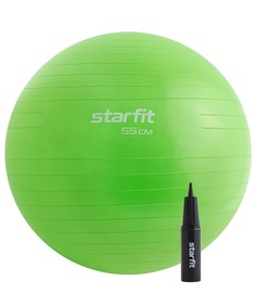 Фитбол Starfit GB-109 55 см, 900 р, антивзрыв, с ручным насосом, зеленый