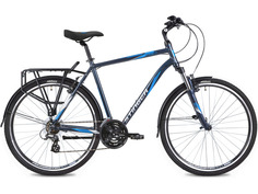Дорожный велосипед Stinger Horizont STD, год 2021, цвет Синий, ростовка 20.5