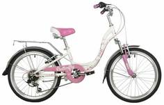 Велосипед Novatrack Butterfly 6.V 20" new 2022 10" розовый