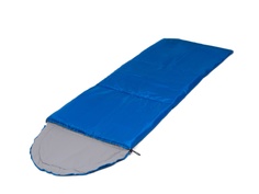 Спальный мешок ALASKA econom c подголовником до -3 синий