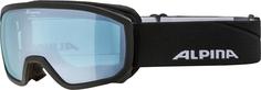 Очки Горнолыжные Alpina Scarabeo Jr. Q-Lite Black-Blue Matt