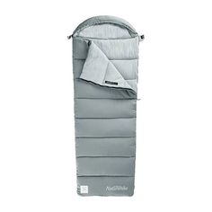 Спальный мешок Naturehike M300 серый, левый