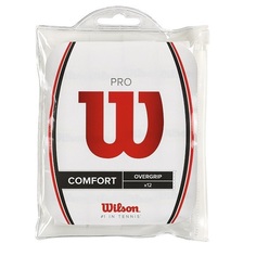 Овергрип для теннисной ракетки Wilson Overgrip Pro x12 белый 12 шт