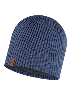 Шапка Buff Knitted & Full Fleece Hat Lyne Denim