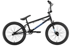 Велосипед Stark Madness BMX 3 2022 9" серебристый/фиолетовый