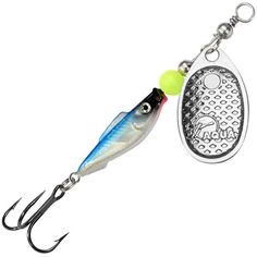 Блесна для рыбалки AQUA FISH COMET-3 12,0g, цвет 06 (серебро), 2 штуки в комплекте