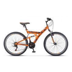 Велосипед STELS Focus 26" V 18 sp 2021 18" оранжевый/черный