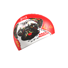 Шапочка для плавания Mad Wave M0572 07 0 05 Docat Red