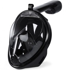 Подводная маска для снорклинга EasyBreath S/M черная