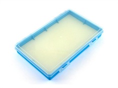Коробка для приманок PlBOX 2801 (без ячеек, изолон 8 мм) 280 х 185 х 40 мм, цв. Синий G2