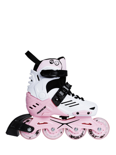 Роликовые Коньки Powerslide Khaan Junior Ltd White/Pink (Eur:31-34)