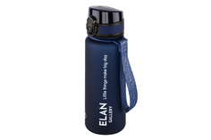 Бутылка для воды Elan Gallery Style Matte 500 мл 6,5х6,5х23 см темно-синяя