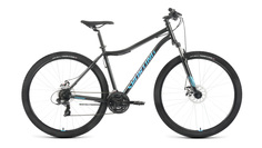 Велосипед Forward Sporting 29 2.2 D 2022 17" черный/бирюзовый