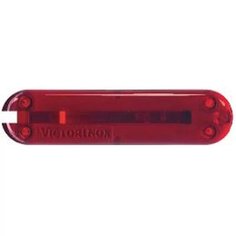 Накладка задняя "Victorinox" для ножей 58 мм, пластиковая, полупрозрачная красная