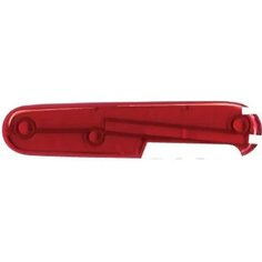 Накладка задняя "Victorinox" для ножей 91 мм, пластиковая, полупрозрачная красная