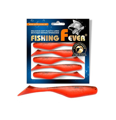 Риппер AQUA FishingFever REX, 8,0cm, 5,8g, 5 шт, WH10 (красно-черный), 1 уп.