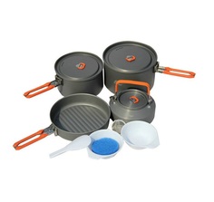 Набор портативной посуды Fire-Maple FEAST 4 BLACK, алюминий, 4-5 персон BLACK