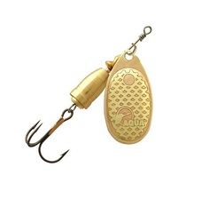 Блесна для рыбалки AQUA COMET+BELL 04,0g, лепесток № 2, цвет DZ-02 (золото), 1 штука