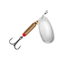 Блесна-вертушка для рыбалки AQUA ESTI ROCKET-3 9,0g, серебро, 1 штука