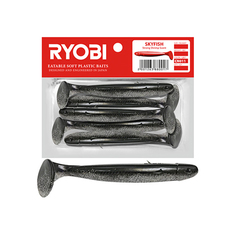 Мягкая силикон. приманка риппер Ryobi SKYFISH (71mm), CN011 (christmas toy), 5 шт.